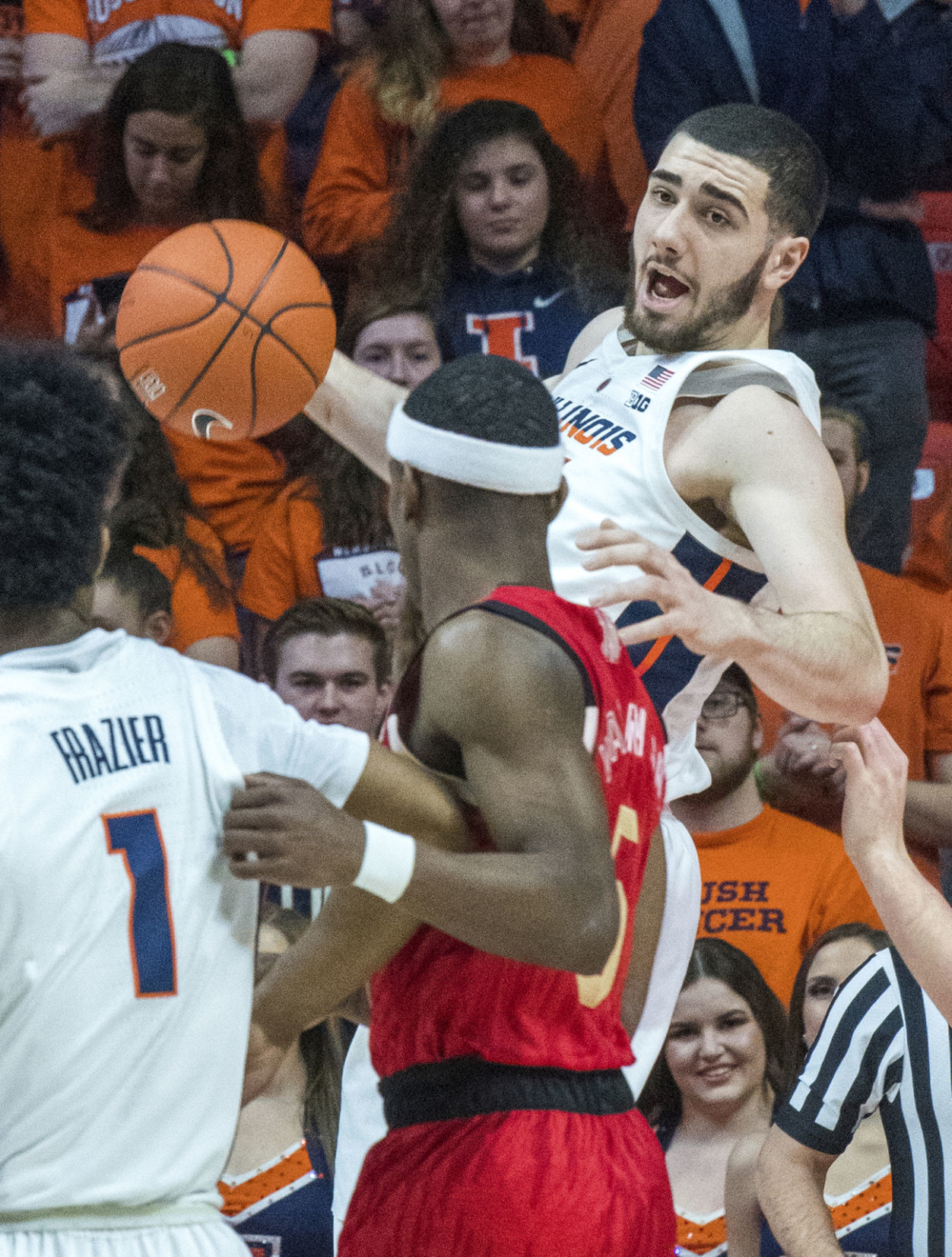 Nebraska Illinois Basketball